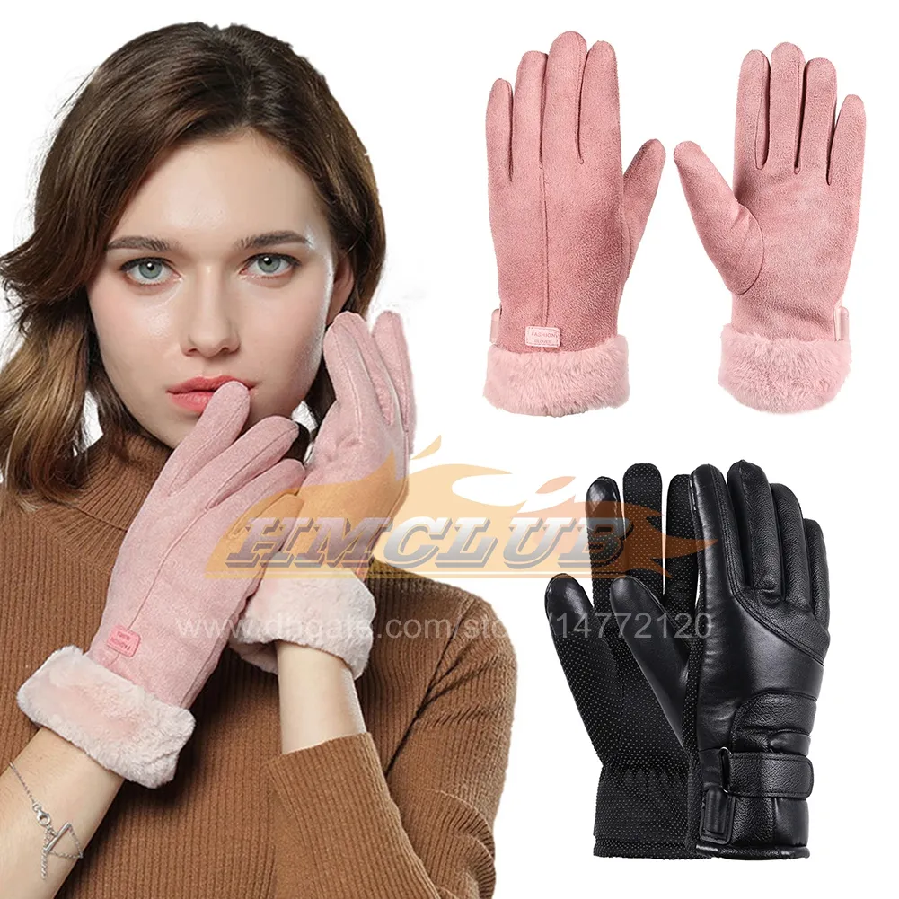 Unisexe femmes et hommes USB chauffé gants mitaines hiver mains