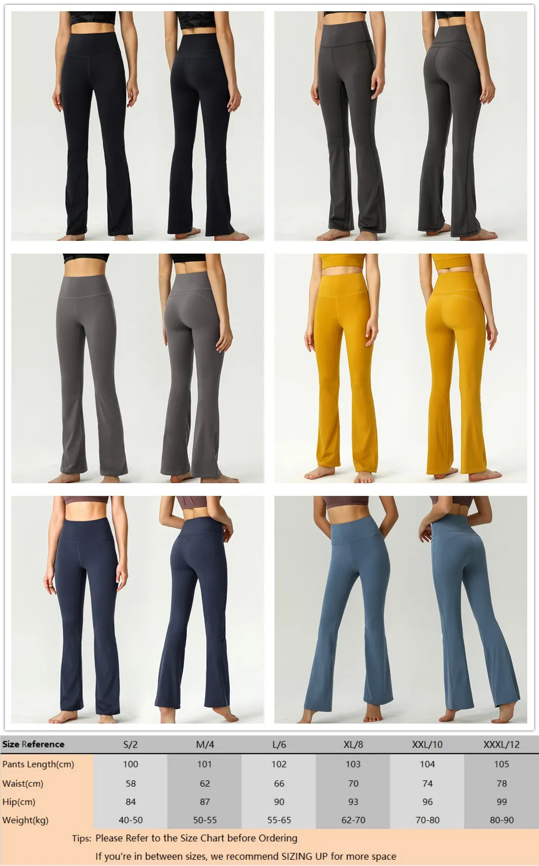 Womens Bootcut Yoga Pants With Tummy Control, Non See Through Bootleg Gym Workout  Pants From Lucky_lulu1222, $13.36