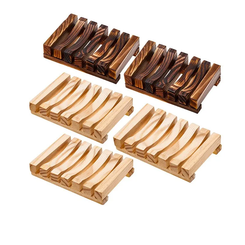 Bamboo Wooden Reece Soap Holder Tray Holder Box For Shower And Hand