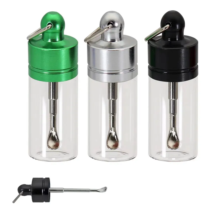 iSnuff Metal Bottle Spice Storage Dispenser