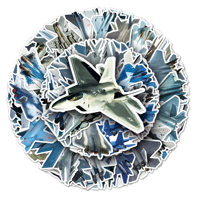 Fighter Aircraft Stickers, Reflective PVC... From Animetravel, $2.21 ...