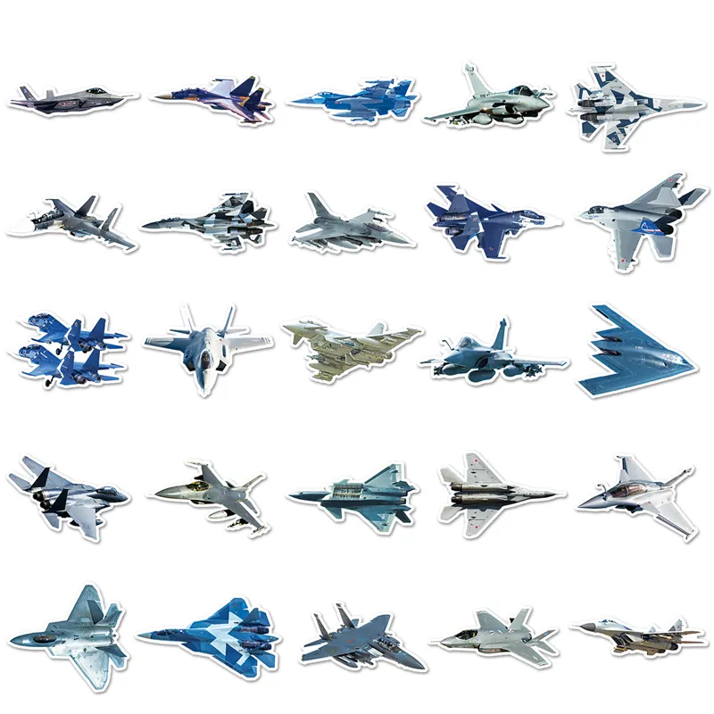 Fighter Aircraft Stickers, Reflective PVC... From Animetravel, $2.21 ...