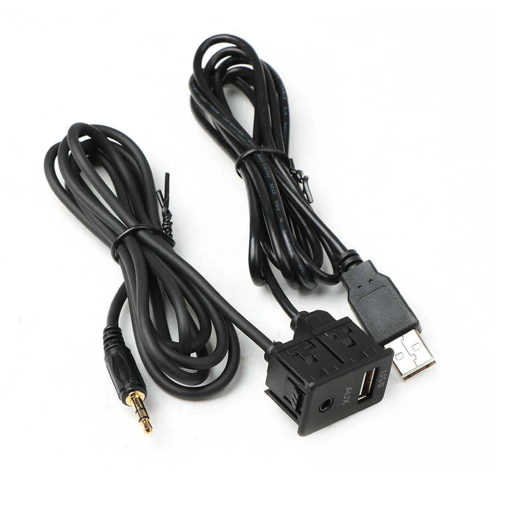 Câble D'Extension USB Voiture - Adaptateur Flexible Encastrable Tableau De Bord Avec Prise USB