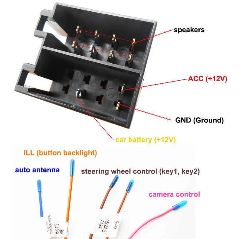 Sound way - Kabelboom Adapter Connector Autoradio ISO Kompatibel met Autoradio12 Pin Pioneer DEH/AEG/Takara/Tokai AUDIOVOX/AEG/CLATRON/DUAL en Chinese radio's Sound way - Kabelboom Adapter Connector Autoradio ISO Kompatibel met Autoradio12 Pin Pioneer DEH/AEG/Takara/Tokai AUDIOVOX/AEG/CLATRON/DUAL en Chinese radio's