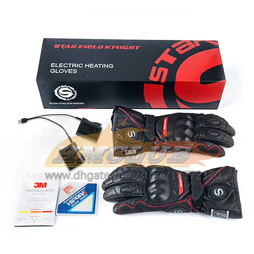 Gants chauffants moto Knight