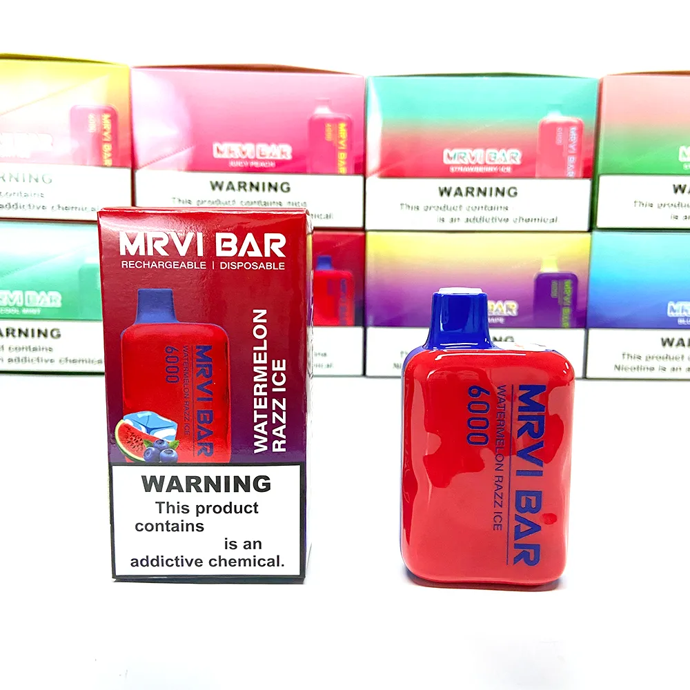 MRVI BAR 8000 Puffs Vape Pen With 650mAh 5000mah Battery, 15ml Prefilled  Pod, And 10 Flavors In Stock Now! From Sellernick, $3.75