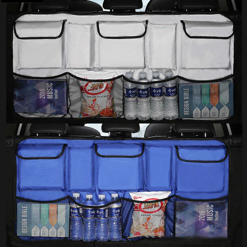 Organisateur Siège Arrière Voiture Luckxing - Rangement Multifonction Avec Poubelle Et Support Téléphone