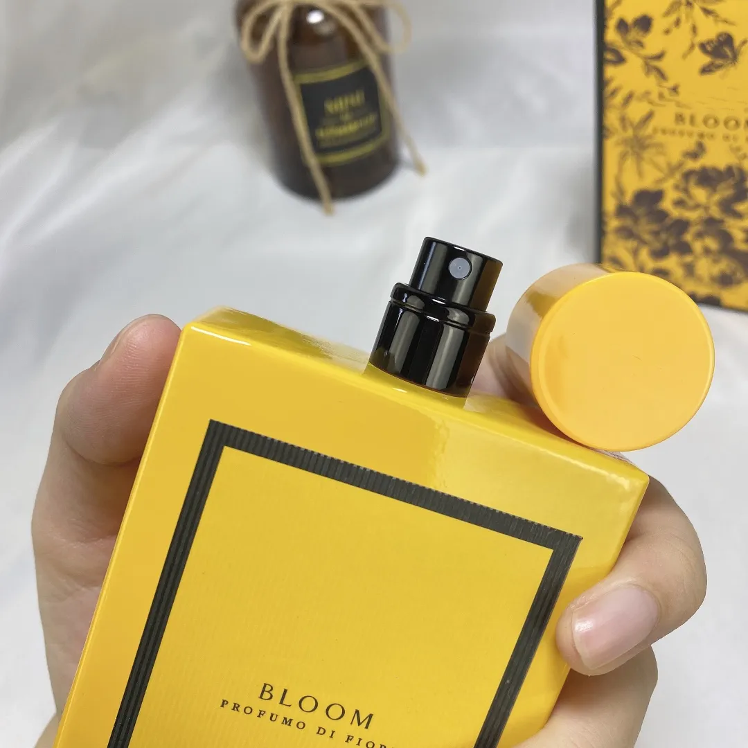 Women Yellow Floral fragrance BLOOM PROPUMO DI FIOri 100ml good smell long time leaving body fragrance fast ship