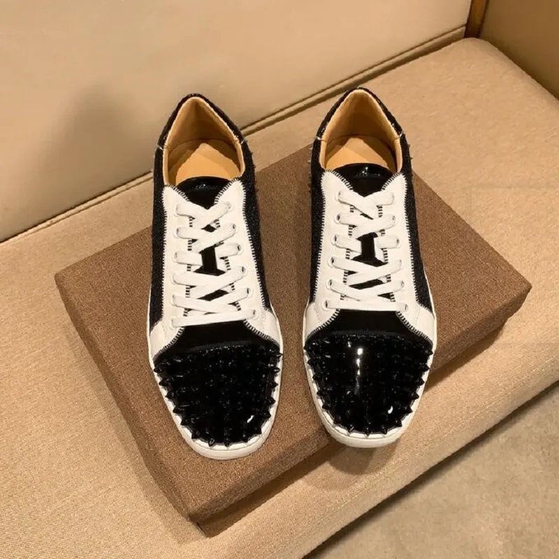 Mens top spiked sneakers