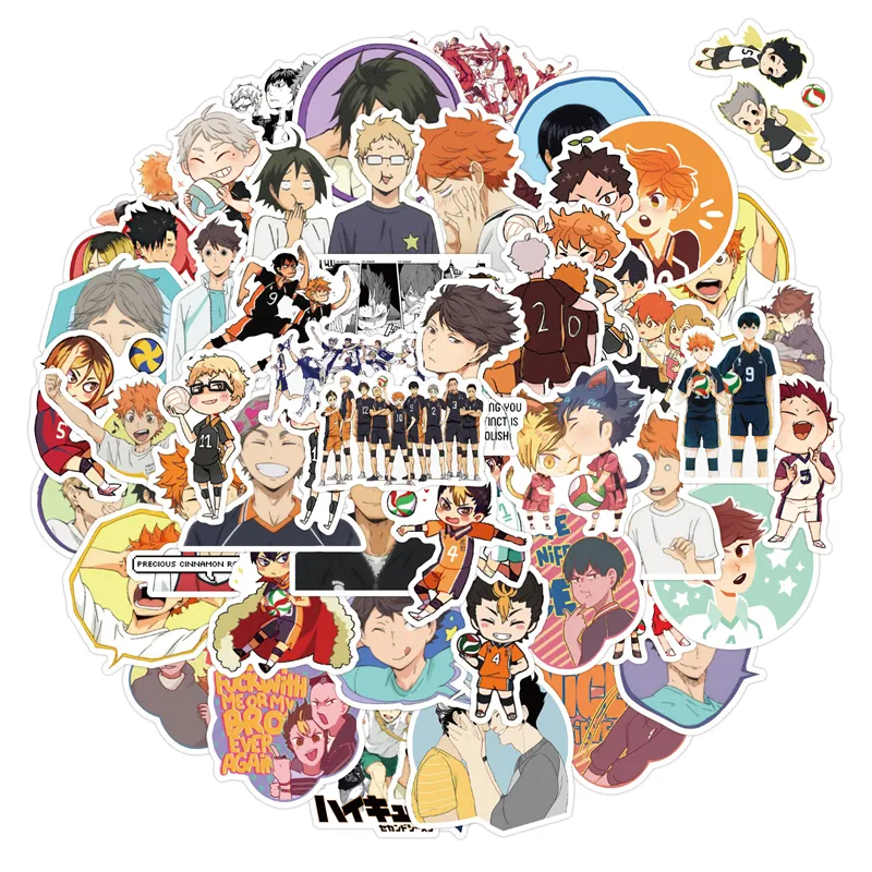 Haikyuu Water Bottle Stickers Pack For DIY... From Animetravel, $2.45 ...
