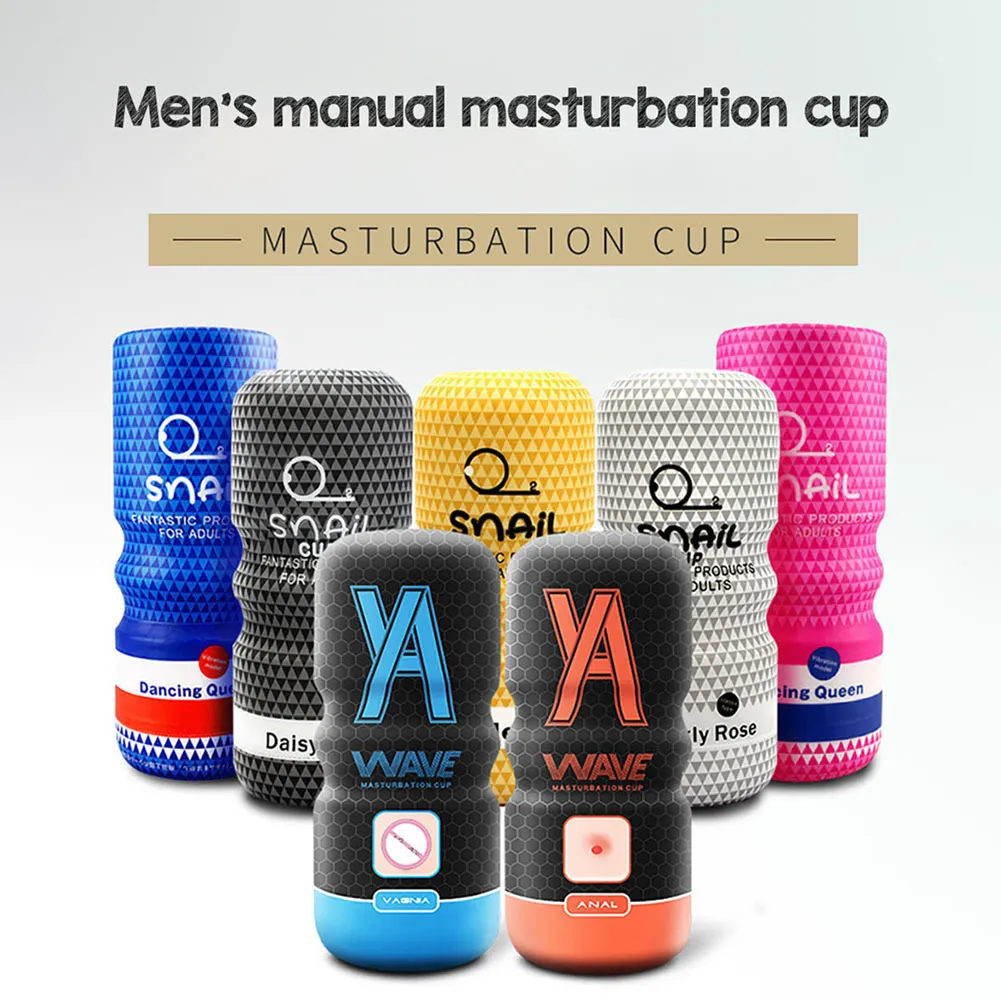 Masturbators Masturbatory Cup Sex Toys for Men Male Masturbator Realistic Vagina Soft Tight Adult Sex Machine Snail Aircraft Cup 221006