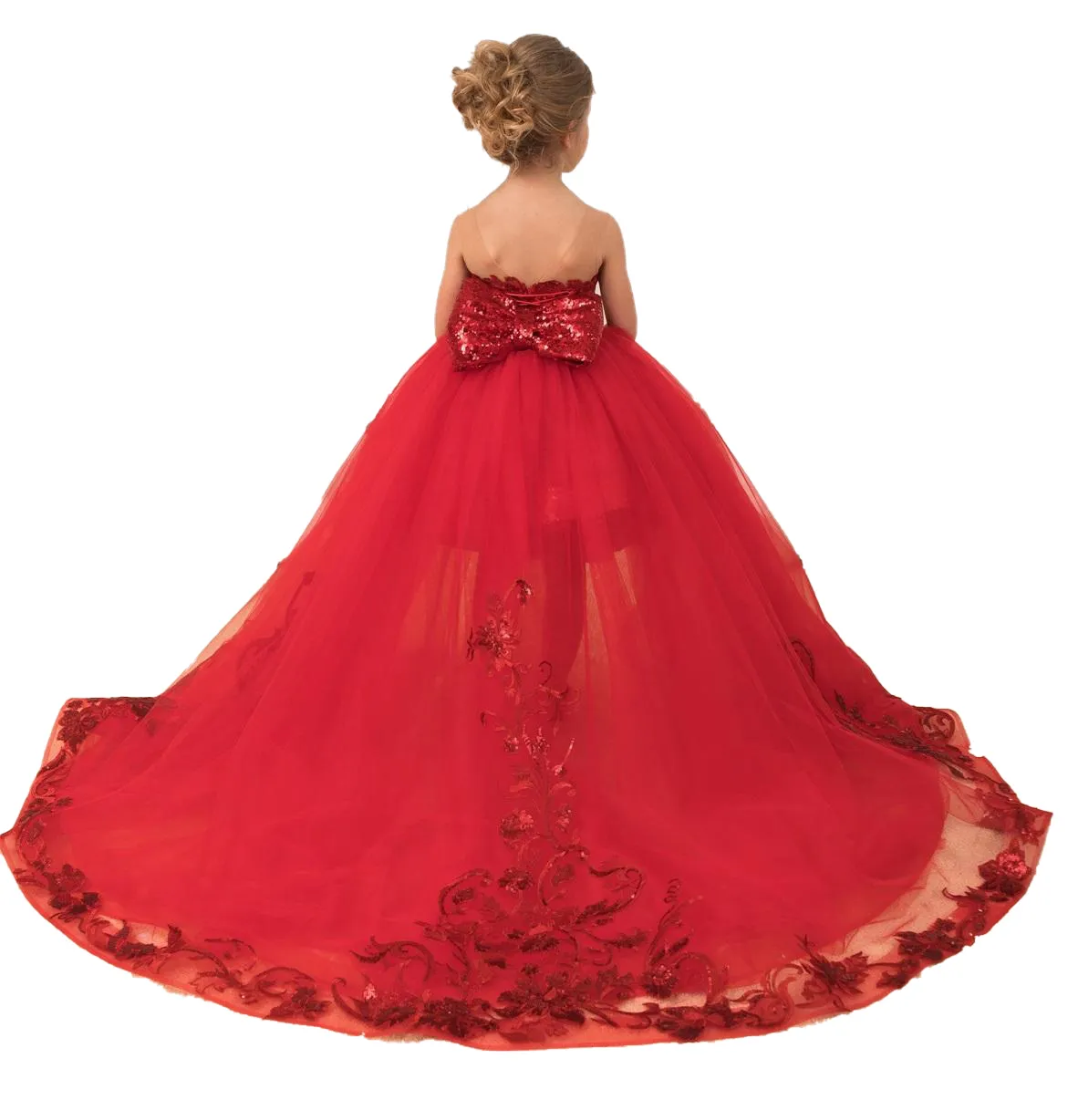 Sparkle Sequins Little Girls Pageant Dresses ... From Uniquebridalboutique,  $81.16 | DHgate.Com