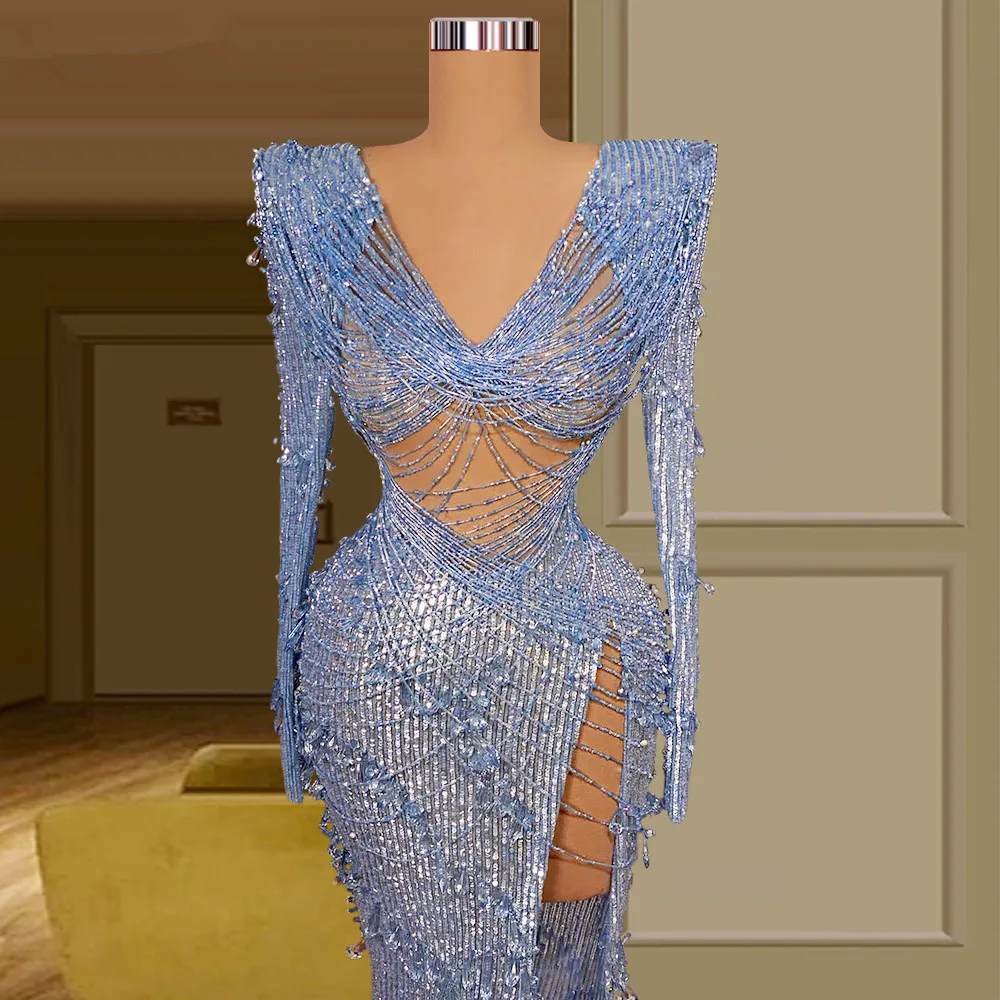 slim fit dress slacks 3D Flower Off the Shoulder Light Blue Prom Dresses with Pockets FD2106   Viniodress