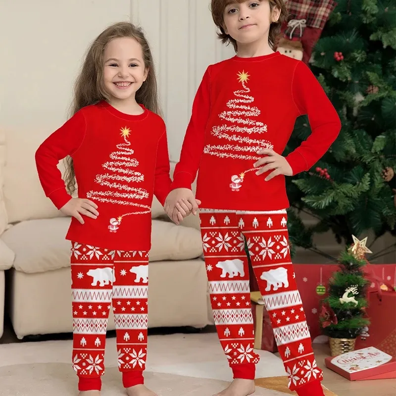 Set 2 Tenue De Père Noël Bébé Pyjama Noel Vacances Pour Vêtements  Tout-petits