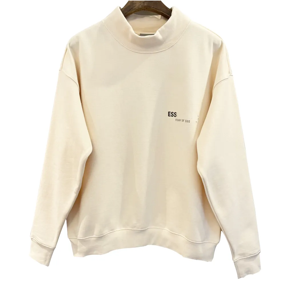 Sweat Homme Lands' End Taille XL Gris, Col Rond Manches Longues En Polaire Douce