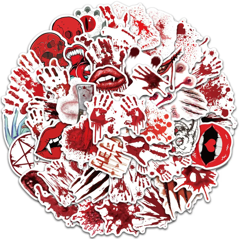 150 Adesivi Halloween In PVC, Simpatici Doodle Anime Per Laptop, Scrapbook, Feste, Impermeabili - 5