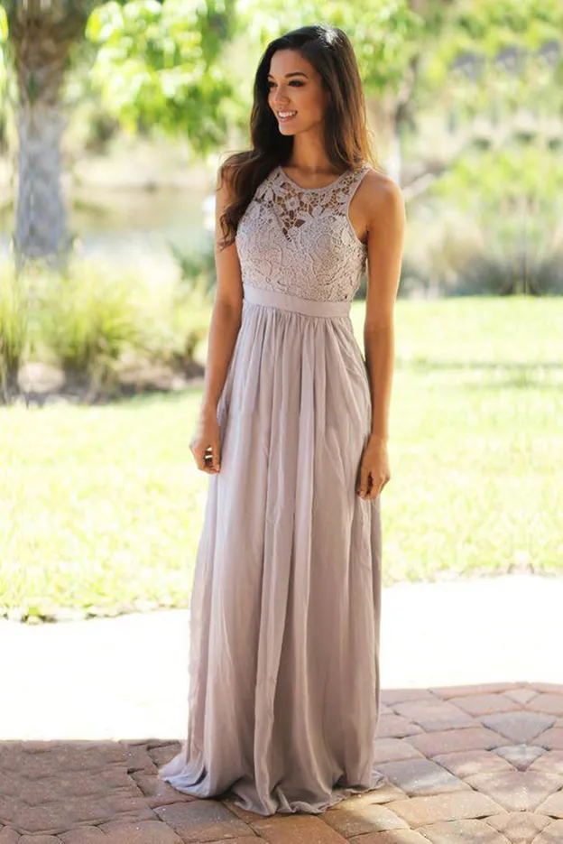 Bridesmaid dresses lace clearance top
