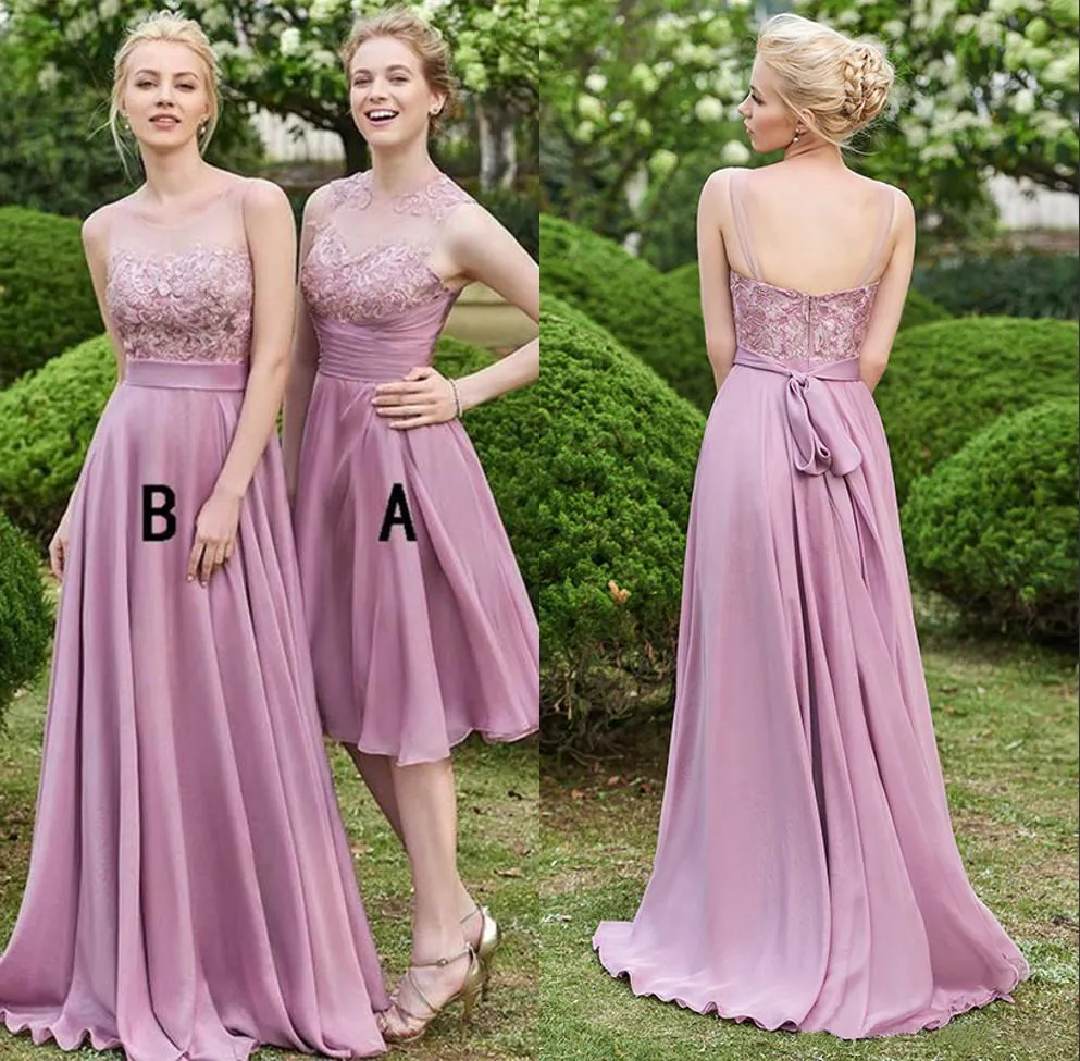 princess polly baby blue dress Dusty Rose Chiffon Bridesmaid Dresses Flutter Sleeve V Neck Ruffle Wedding Guest Party Dresses A Line Pleated Empire Waist Maid of Honor Dresses main image 0