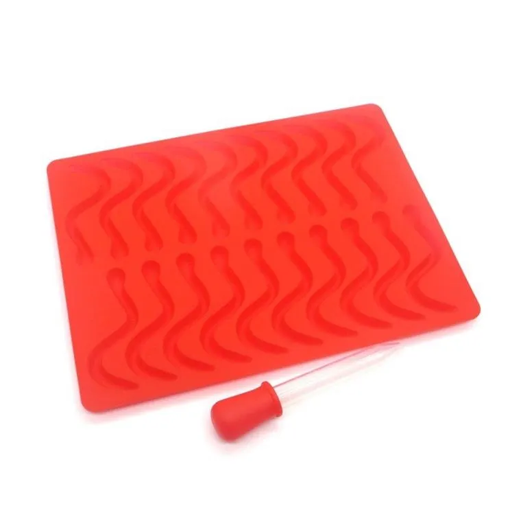 Moule en silicone Cobra Snake sans danger pour les aliments pour des décorations de gâteaux, de la résine, de la cire, du fondant, du chocolat, etc. - France