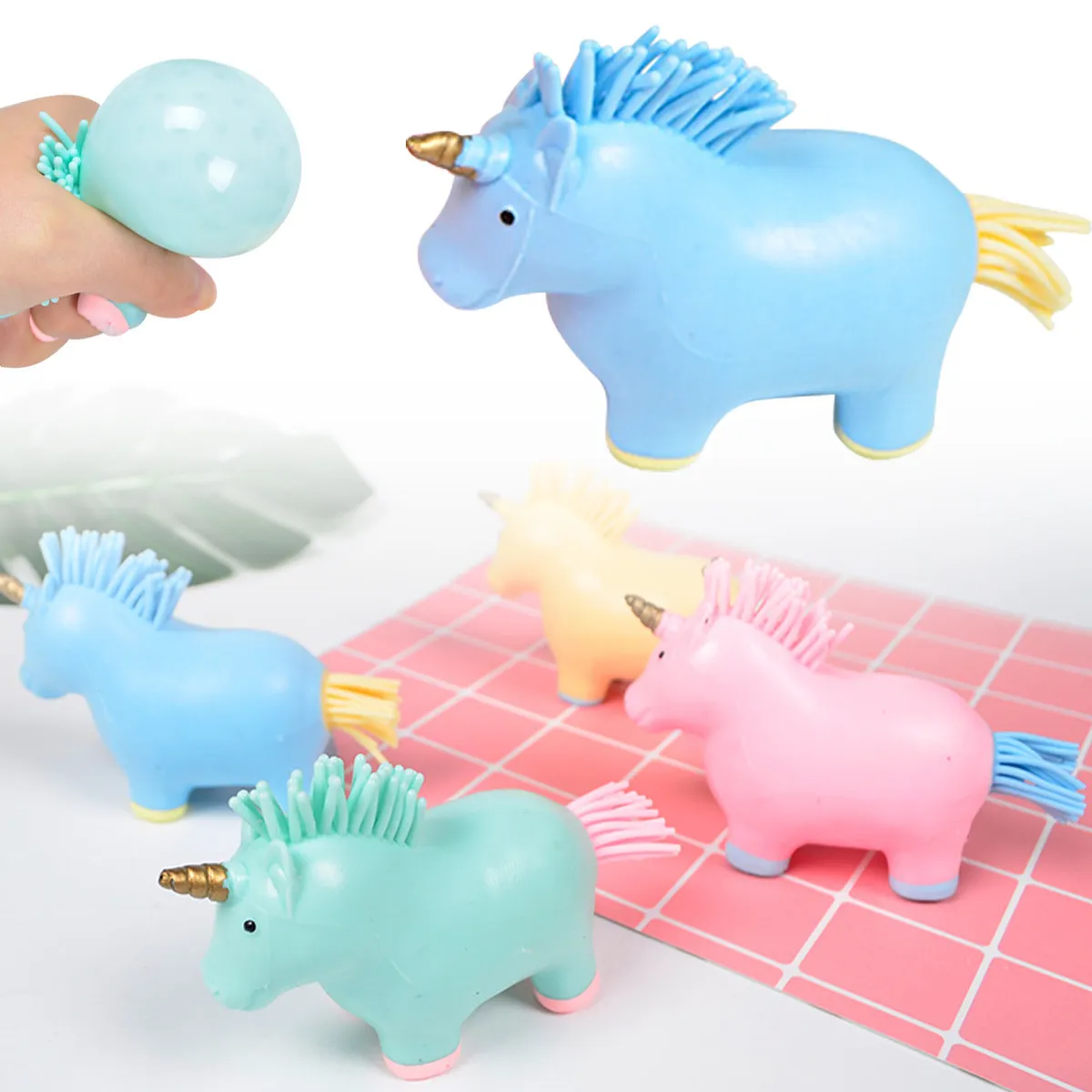 Acheter Jouets Anti-Stress licorne pour enfants et adultes, jouets Anti- Stress à presser pour bébé