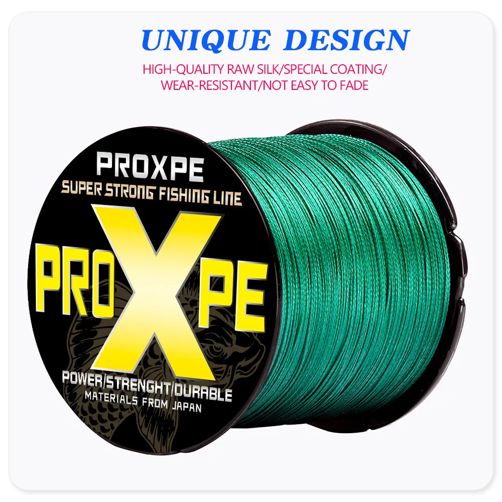 PROXPE Japan Monofilament Fishing Spool 8 Strands Braided Fishing Line  Durable Thread For Sea Saltwater Available In 1000M, 200M; 300M And 500M  Lengths 221019 From Ning07, $9.45