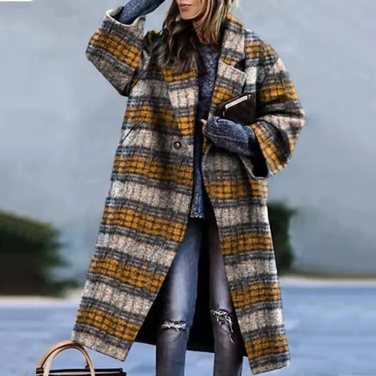 Designer Floral Print Long Cardigan Sale Coat For Women Elegant Autumn  Street Style With Pocket Lapel And Long Sleeves, Perfect For Winter Blend  Wool Coats For Fashionable Ladies From Gengbao20909222, $41.15