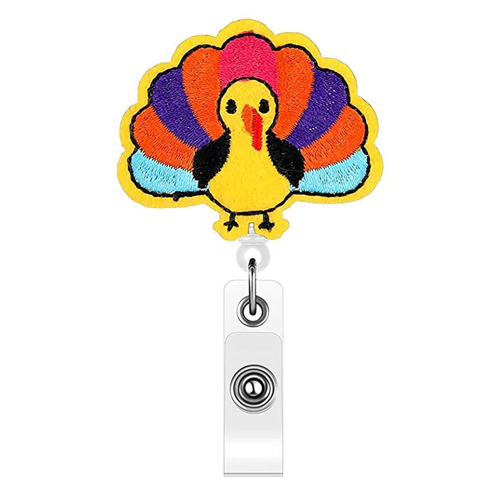 Fashion Key Tags Bulk Nursing Accessories Funny Turkey Thanksgiving  Retractable Holiday Felt ID Badge Holder Reel For Nurse Gift From  Fashion883, $19.9
