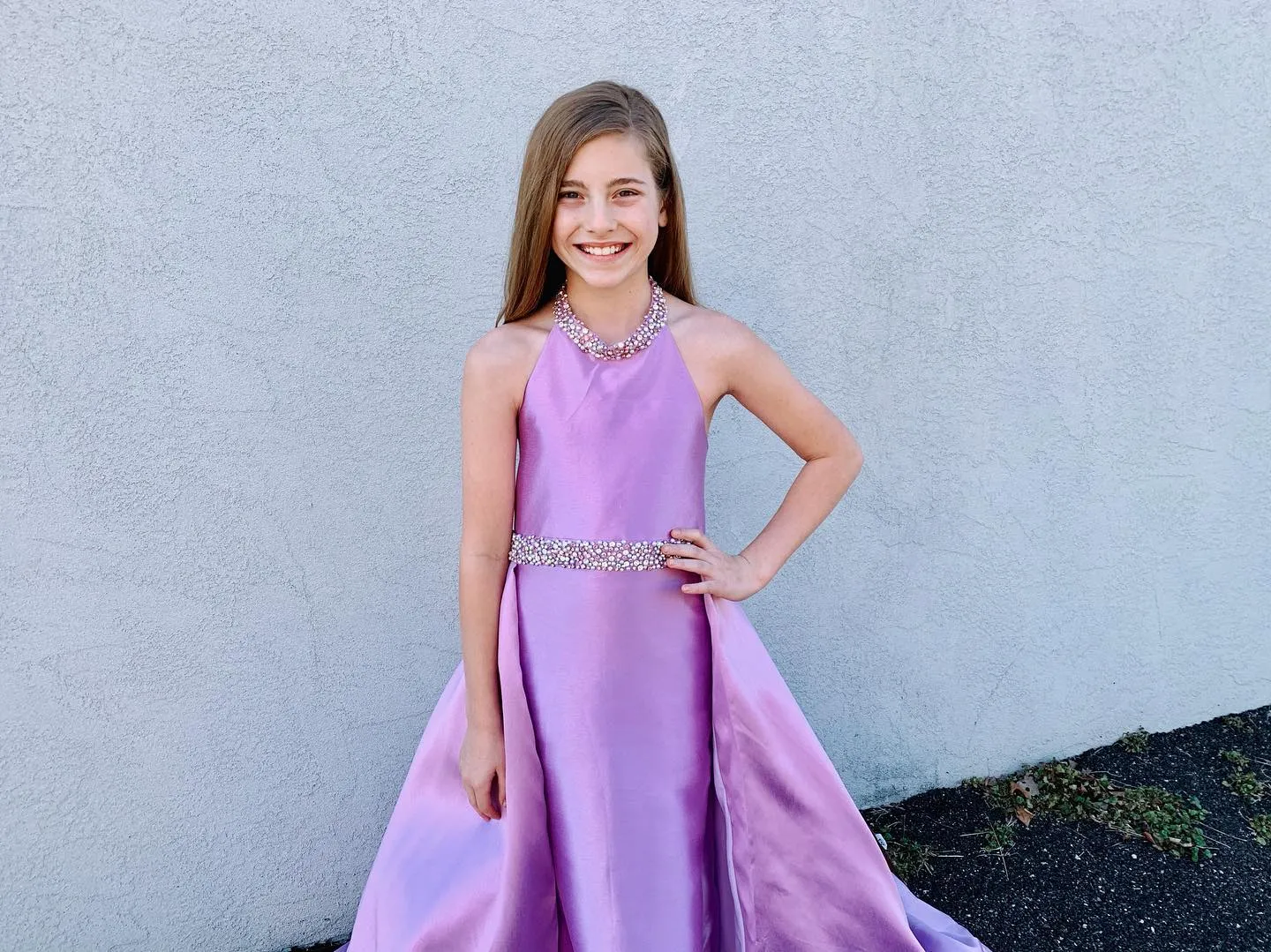 2023 Little Kid Pageant Dress With Beading, Bridal Pearl