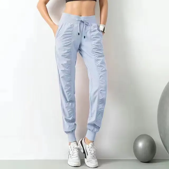 Womens Yoga Jogging Pants Loose Fit, Stretchy, And Comfortable For Fitness,  Running, Joggers, With Slimming New Feet From Wanglefuzhuang, $34.34