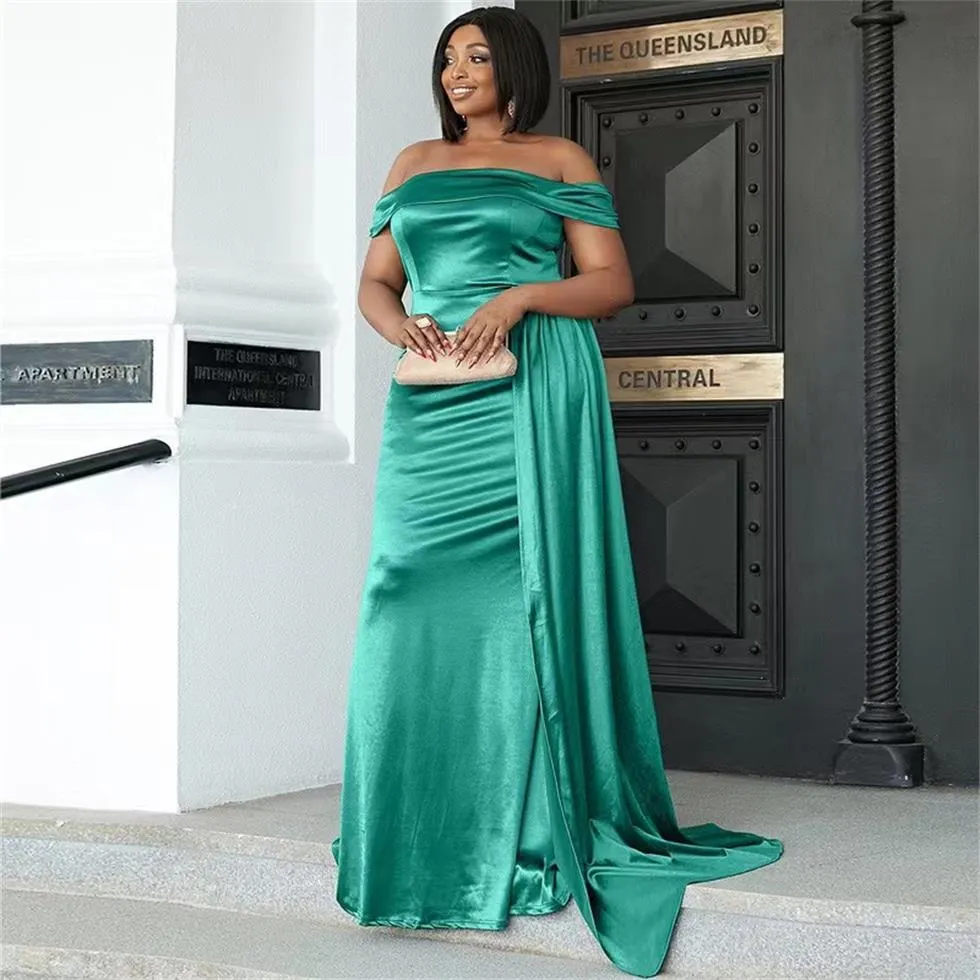 green dress with pearls Final Sale Luxury Crystal Pearls Sage Green Evening Dress with Cape SS431