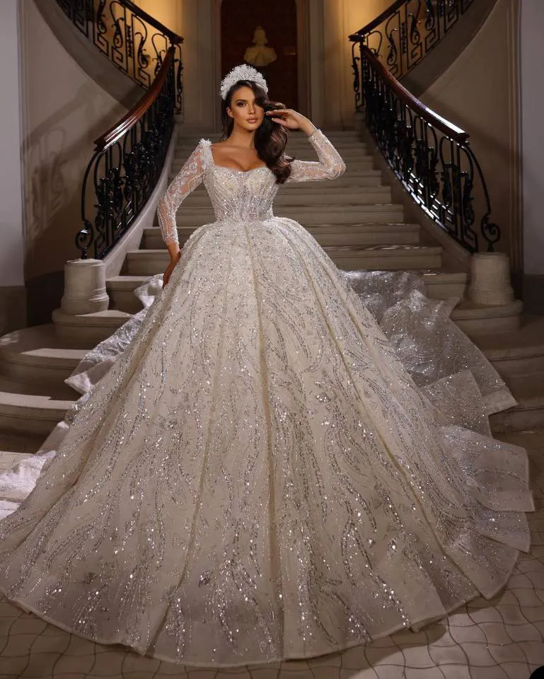 Ball Gown Wedding Dresses Sleeves | Ball Gown Wedding Bridal Gowns | Bridal  Skirts - Wedding Dresses - Aliexpress