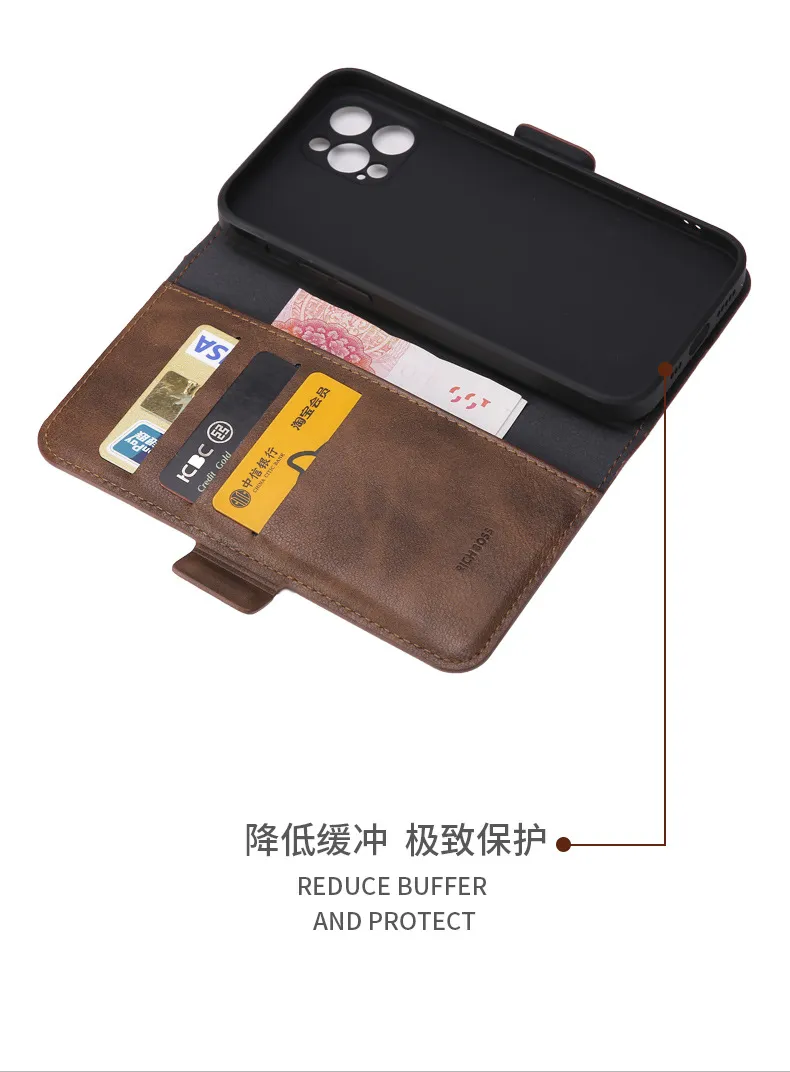 Rich Boss Iphone Plus Flip Cover Case Premium Leather Phone Case