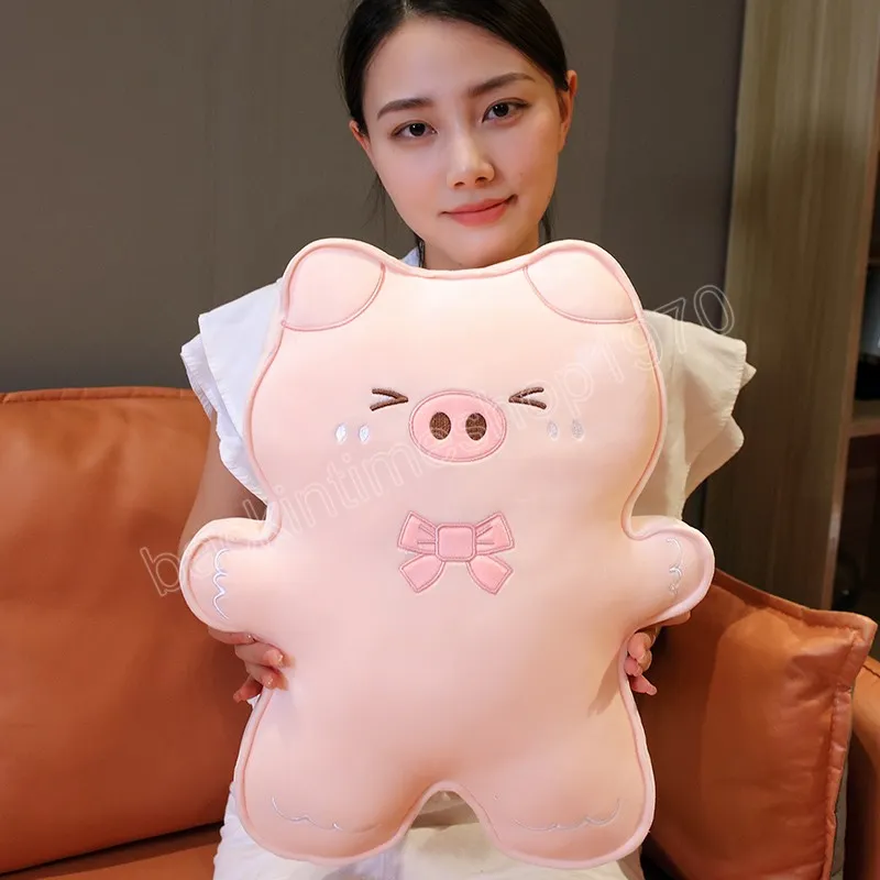 23cm Cochon en Peluche, Oreiller en Peluche Kawaii avec du thé à Bulles  Animal en Peluche en Peluche Cochon en Peluche câlin Oreiller en Peluche