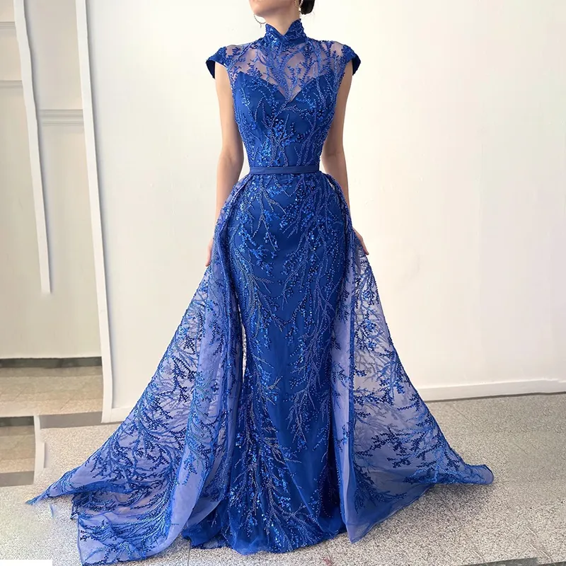 mother of the bride beaded dresses Ladivine CD0240 Long Sleeve A Line Beaded Dress, Greenery / 6 main image 1