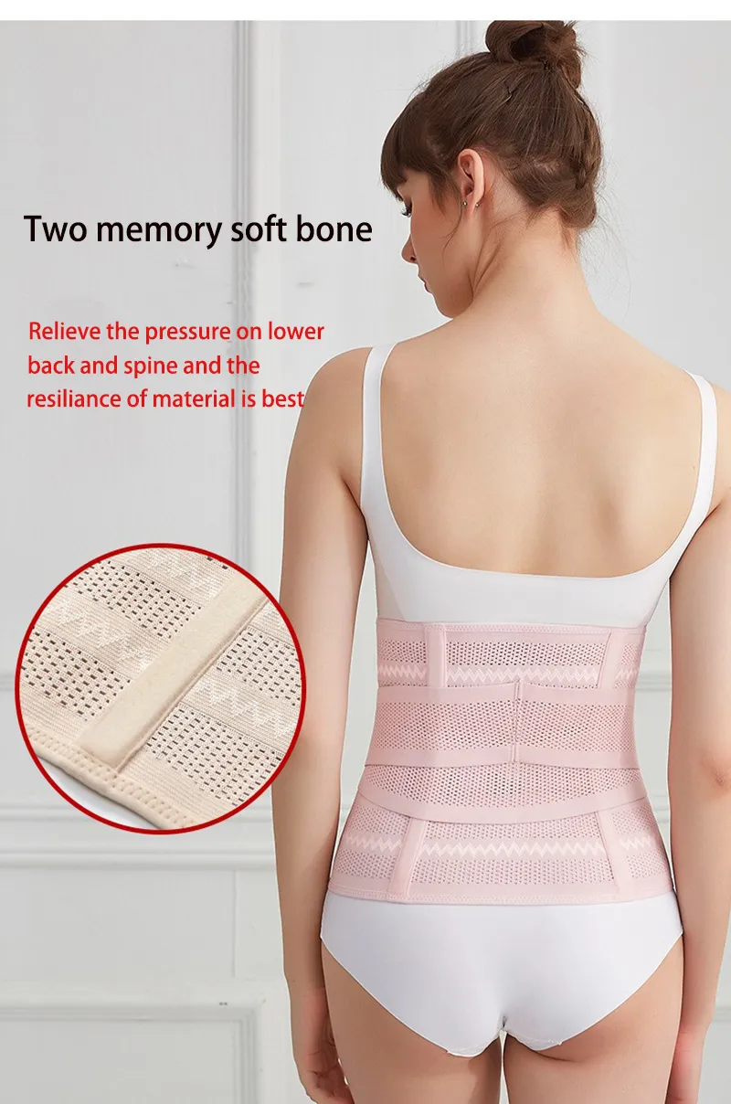 Postpartum Belly Belt – Abdomen & Pelvis Support For After Birth Recovery | Medium, White