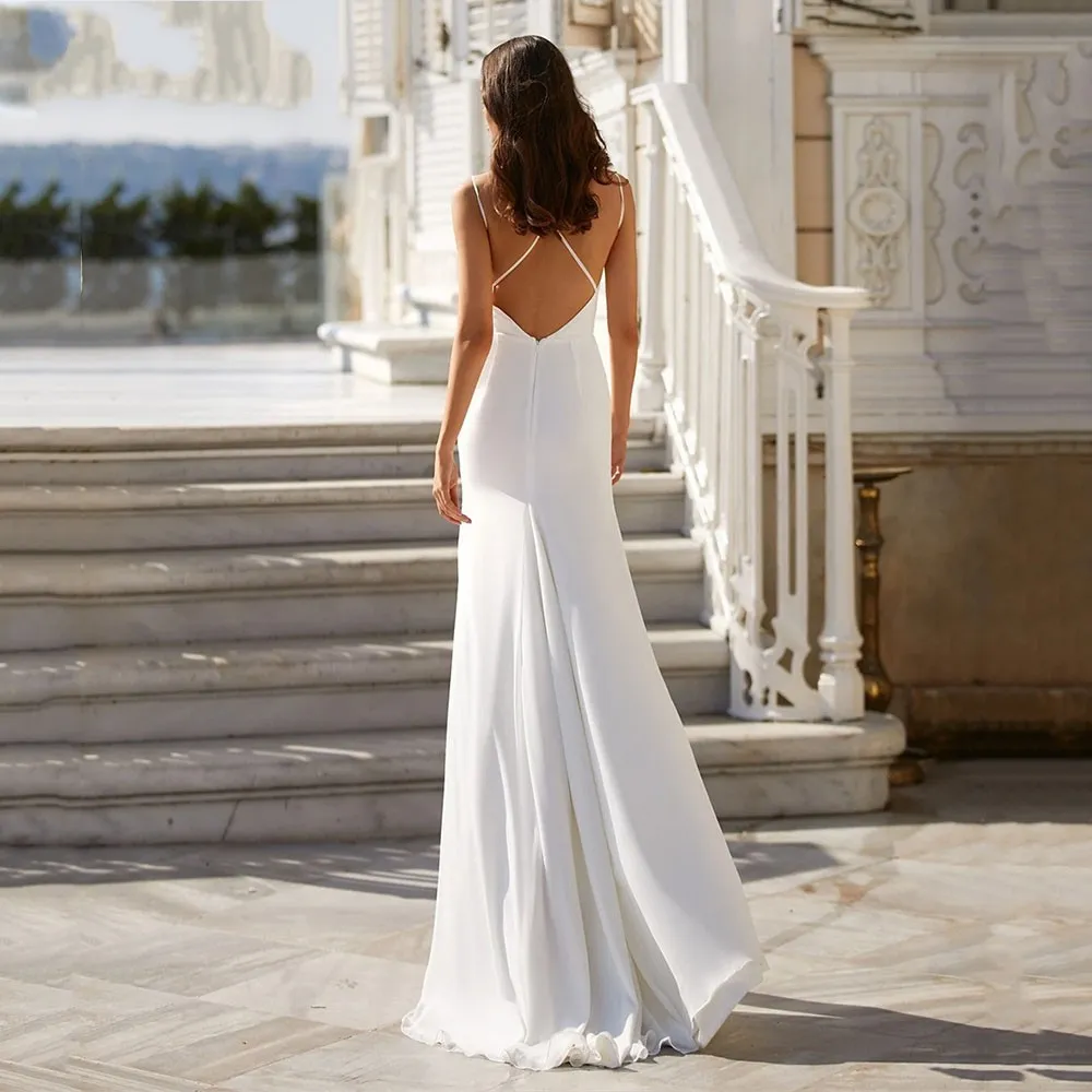 princess polly baby blue dress Backless Wedding Dresses & Low Back Gowns