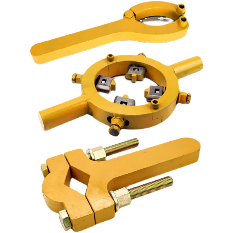 Adjustable Hydraulic Cylinder Spanner Wrench Gland Nut Oil Seal O Rings Removal Tool for all Types of Heavy Equipment Construction Machinery