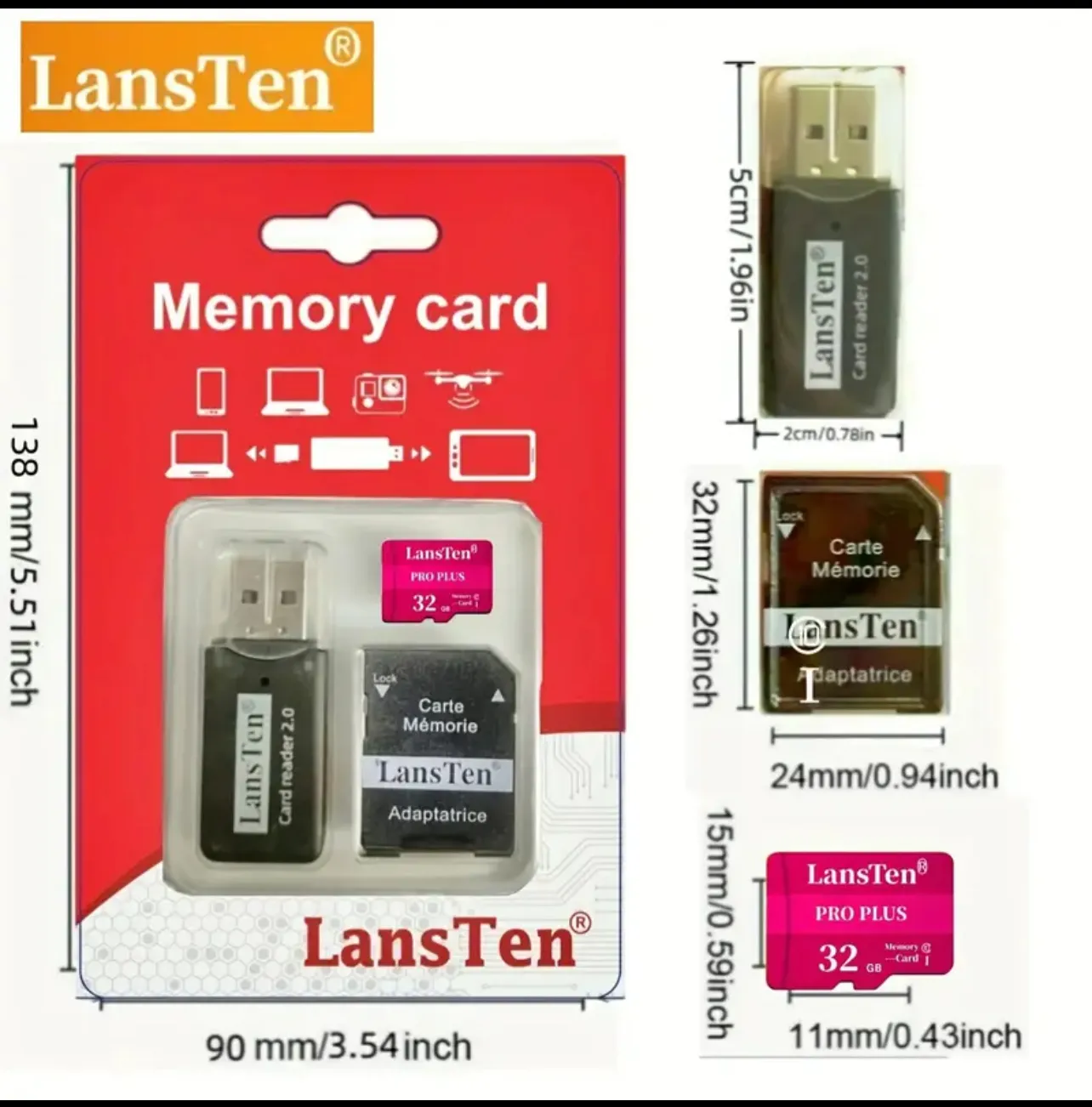 Lansten TF Class10 Terabyte Micro Sd Card High... From Lansten, $2.31 ...