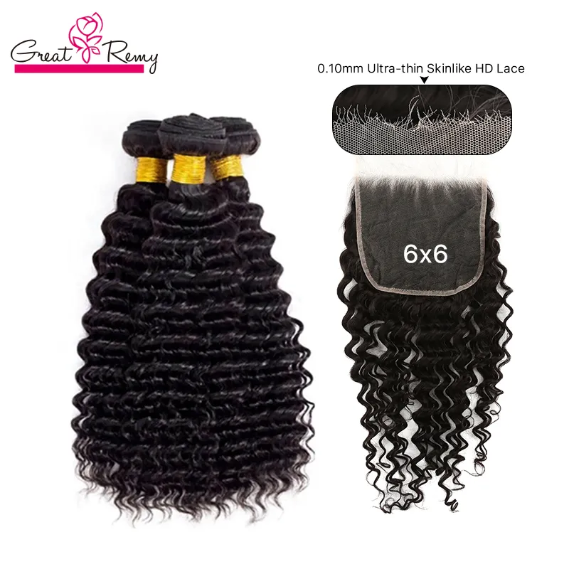 Greatremy Brazilian Remy Virgin Deep Wave Hair... From  display picture 1