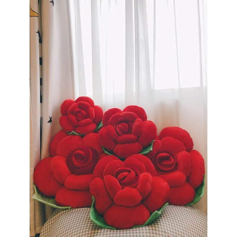 Plush Roses Throw Rose Plush Throw Pillow Cute Wedding Gift For Girls... From Cozyookhome ...