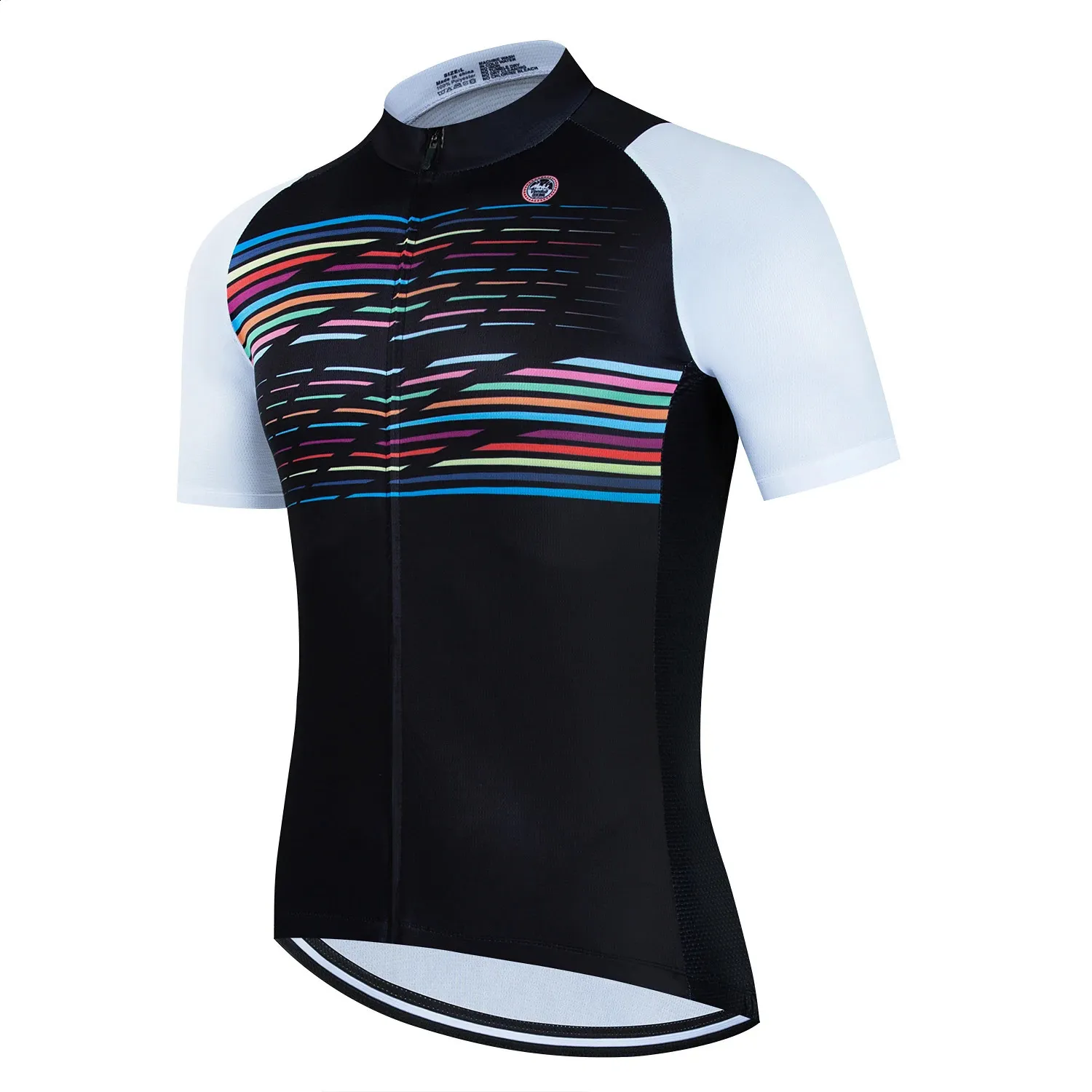 Maillot Cyclisme Manches Courtes – Unisexe, Coupe Slim, Multifonction Vélo Route/VTT