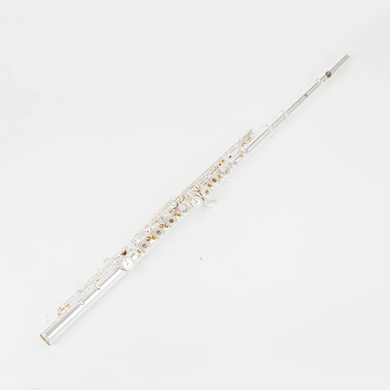 Japan 797 flute Sliver Flute 17 Open Hole C Tune E key Musical instrument Professional with Case 
