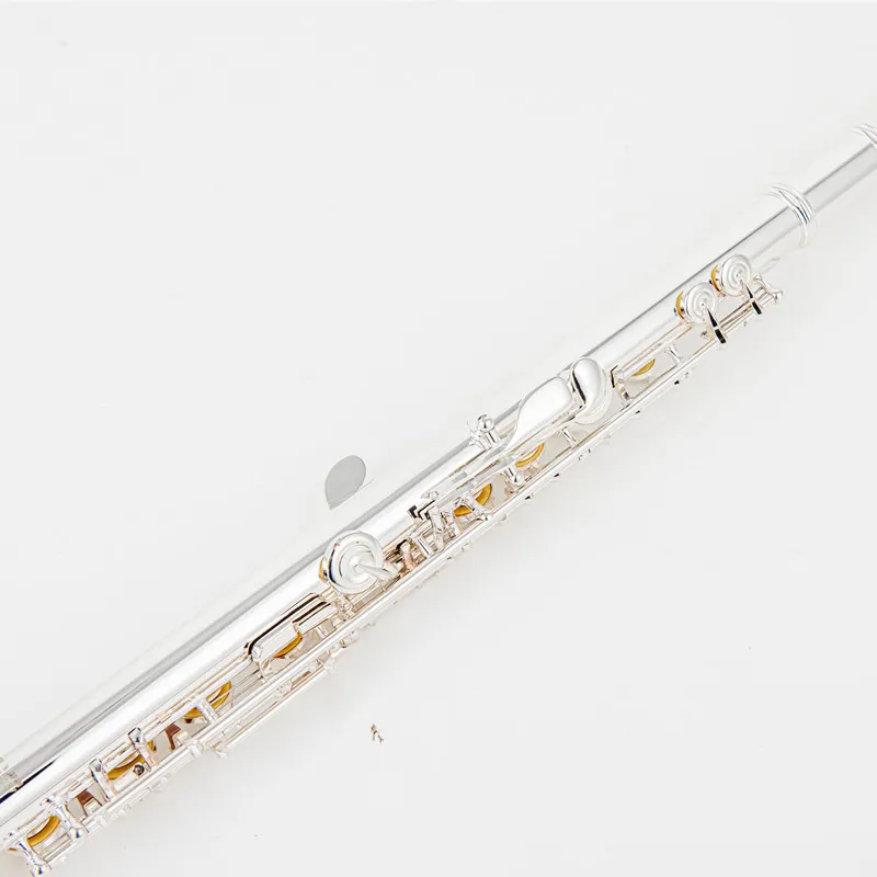 Japan 797 flute Sliver Flute 17 Open Hole C Tune E key Musical instrument Professional with Case 