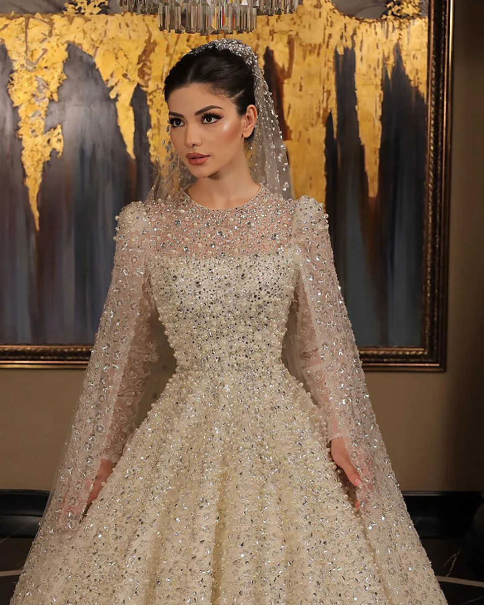wedding dress sequins beads Luxury Bling Bling Sequins Beads Nude Lining Backless Wedding Dresses TB1397