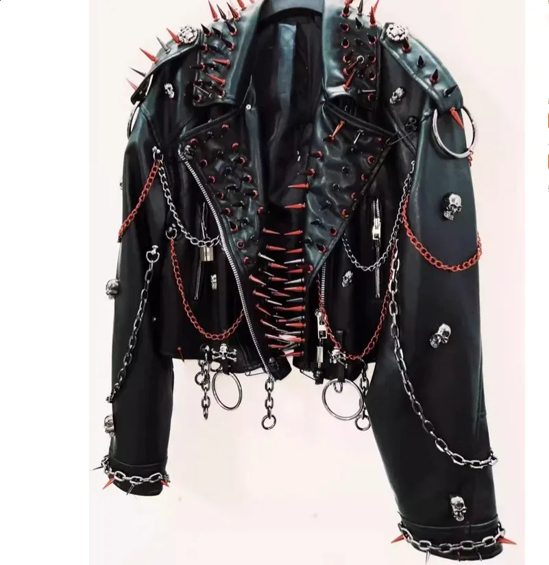 Punk Rock Heavy Industries Leather Skull Leather From Bigwang01