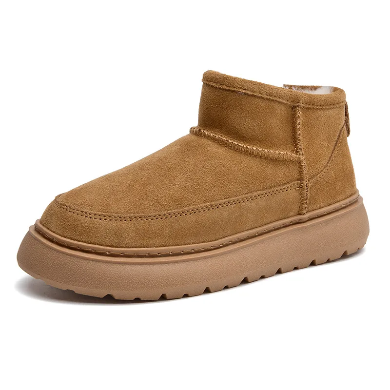 Women's Winter Snow Boots With Anti Slip Sole And Plush Lining_voghion.com