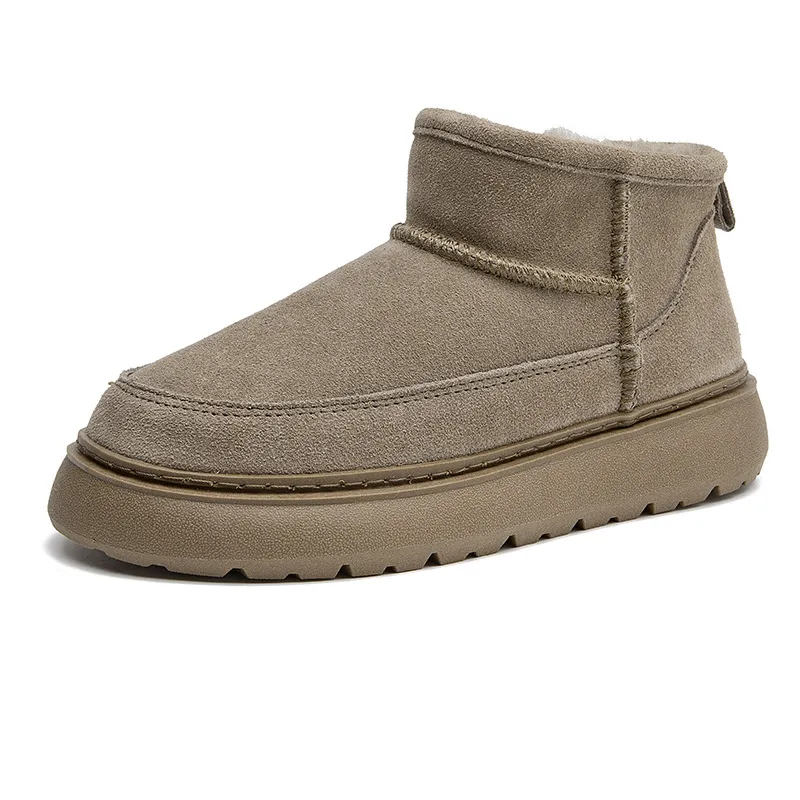 Women's Winter Snow Boots With Anti Slip Sole And Plush Lining_voghion.com