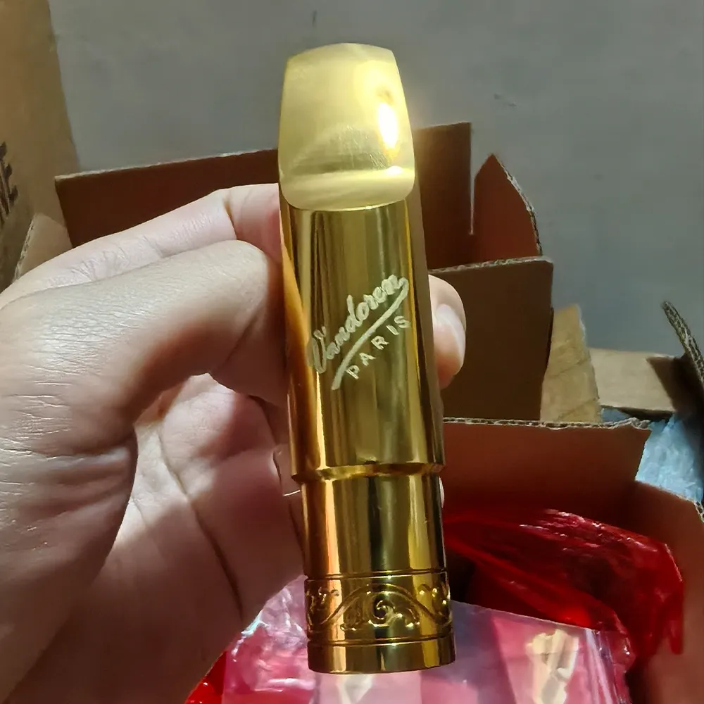 High Quality Professional Tenor Soprano Alto Saxophone Metal Mouthpiece Gold Plating Sax MouthPieces Accessories Size 5 6 7 8