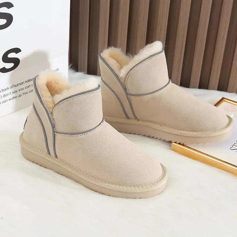 CE Designer Free Shipping Oxhide Affordable Winer Ani Slip Snow Boos Wih Hick Plush Coon Shoes_voghion.com