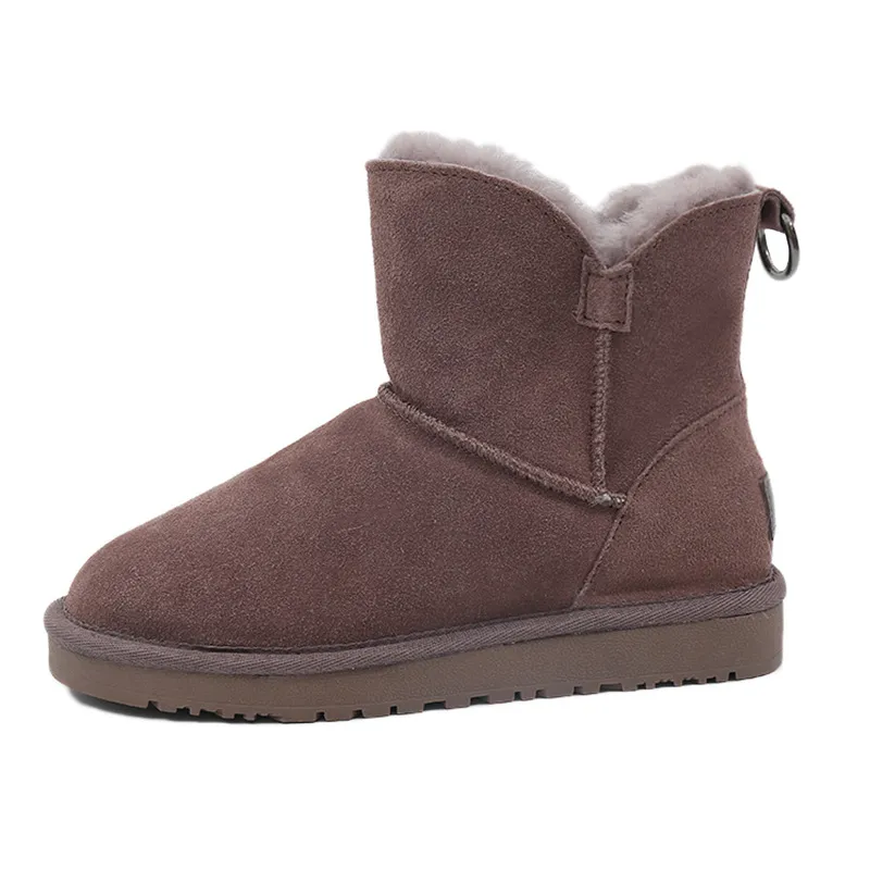 CE Designer Gratis Verzending Oxhide Betaalbare Winter Antislip Sneeuwlaarzen Met Dikke Pluche Katoenen Schoenen Opvouwbaar Wit_voghion.com